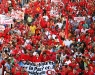 Tarek encabeza marcha en respaldo al presidente Chávez