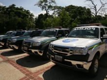 Gobernación entrega 5 nuevas patrullas a la Policía del Estado