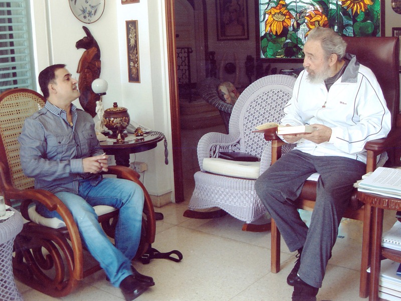 Tarek William Saab rinde homenaje a Fidel en sus 86 años 