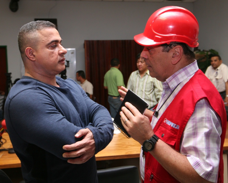 Tarek y ministro Navarro reconocieron labor para recuperar subestación Barbacoa I 