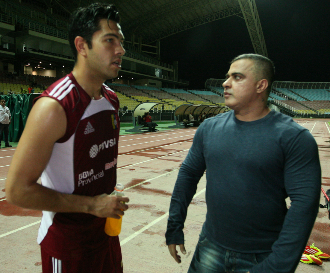 Tarek acompañó a la Vinotinto en entrenamientos de cara a próximos juegos