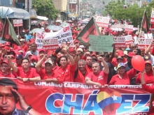 Tarek: “Más de 5 mil personas marcharon a favor de Hugo Chávez en Los Tronconales”