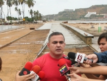 Tarek inspeccionó avances en ejecución del bulevar “Eneas Perdomo” de Lechería