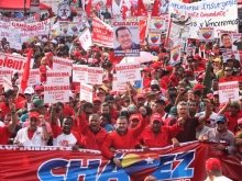 Chavismo marcha en contra del Paquetazo Neoliberal 