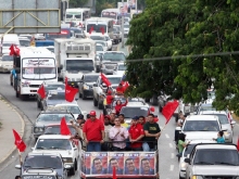 Más de mil vehículos se movilizaron en caravana Chavista