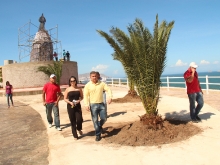 Tarek inauguró Mirador en Cerro El Morro